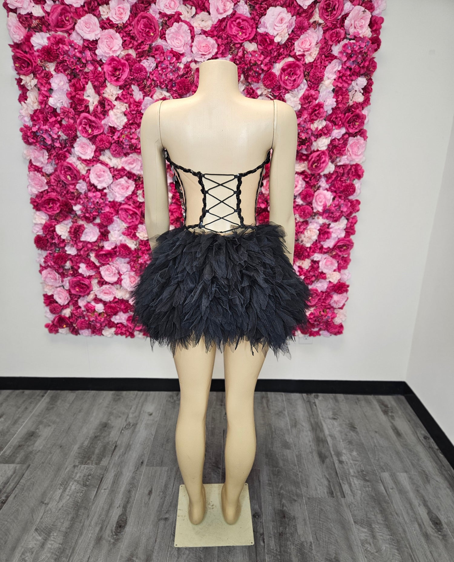 Sequin & Tulle Two piece Mini Dress