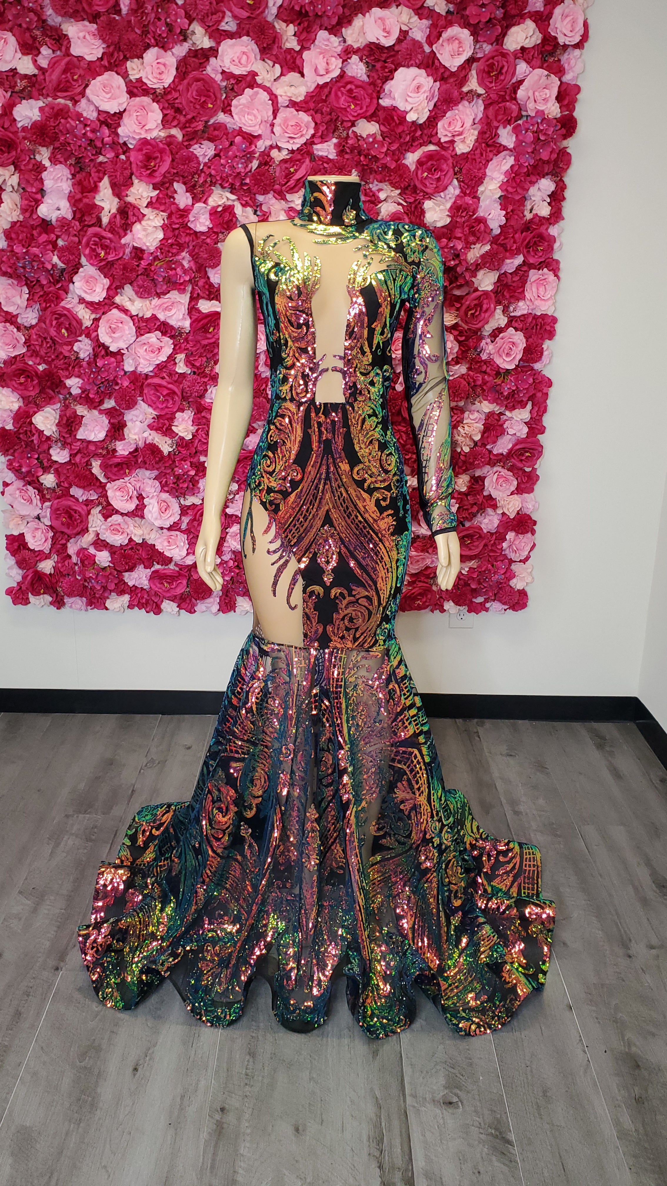 Sequin Mermaid Prom Gown And Dress Near Me in USA – foxxiladi