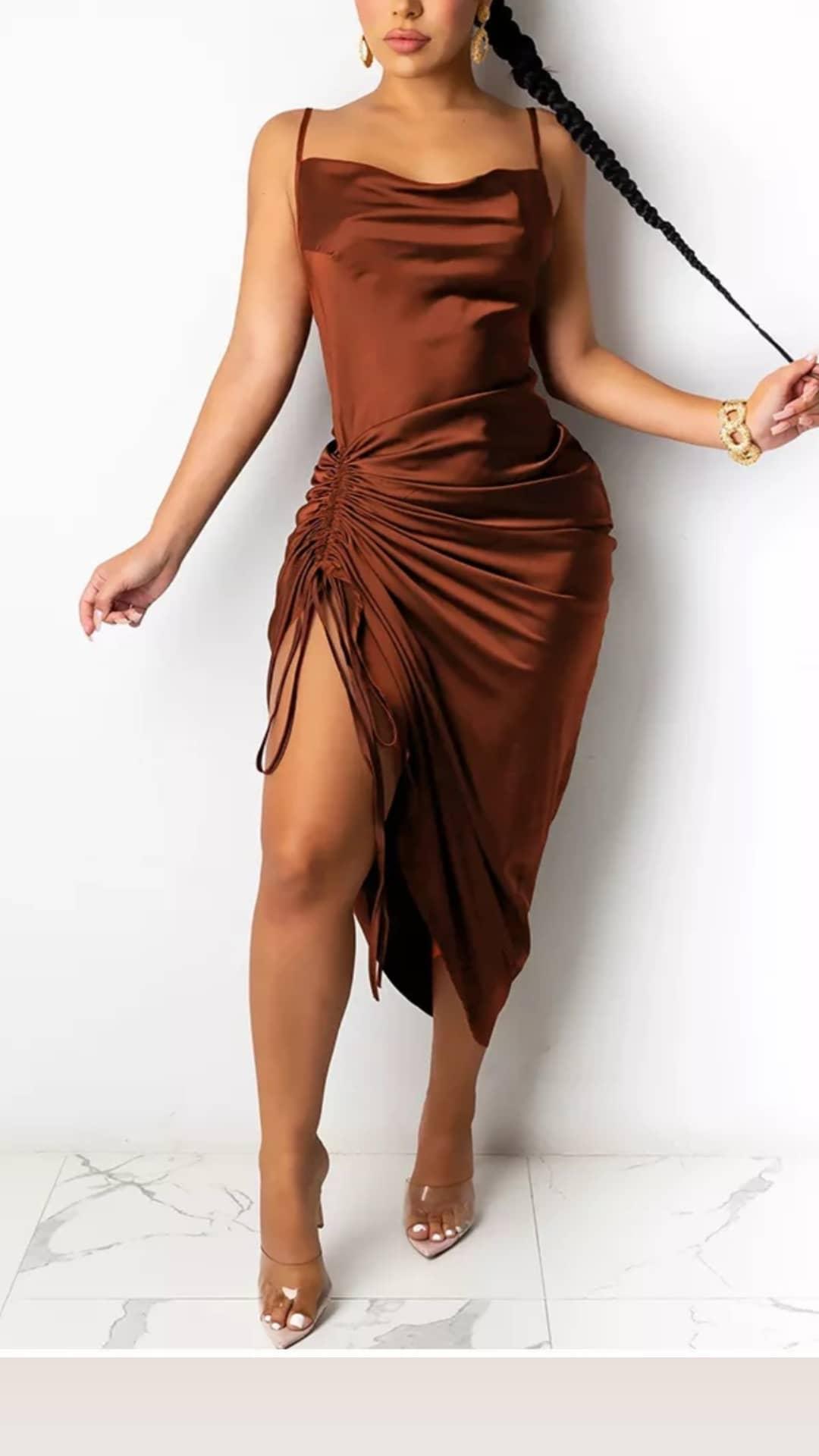 Copper Date night dress