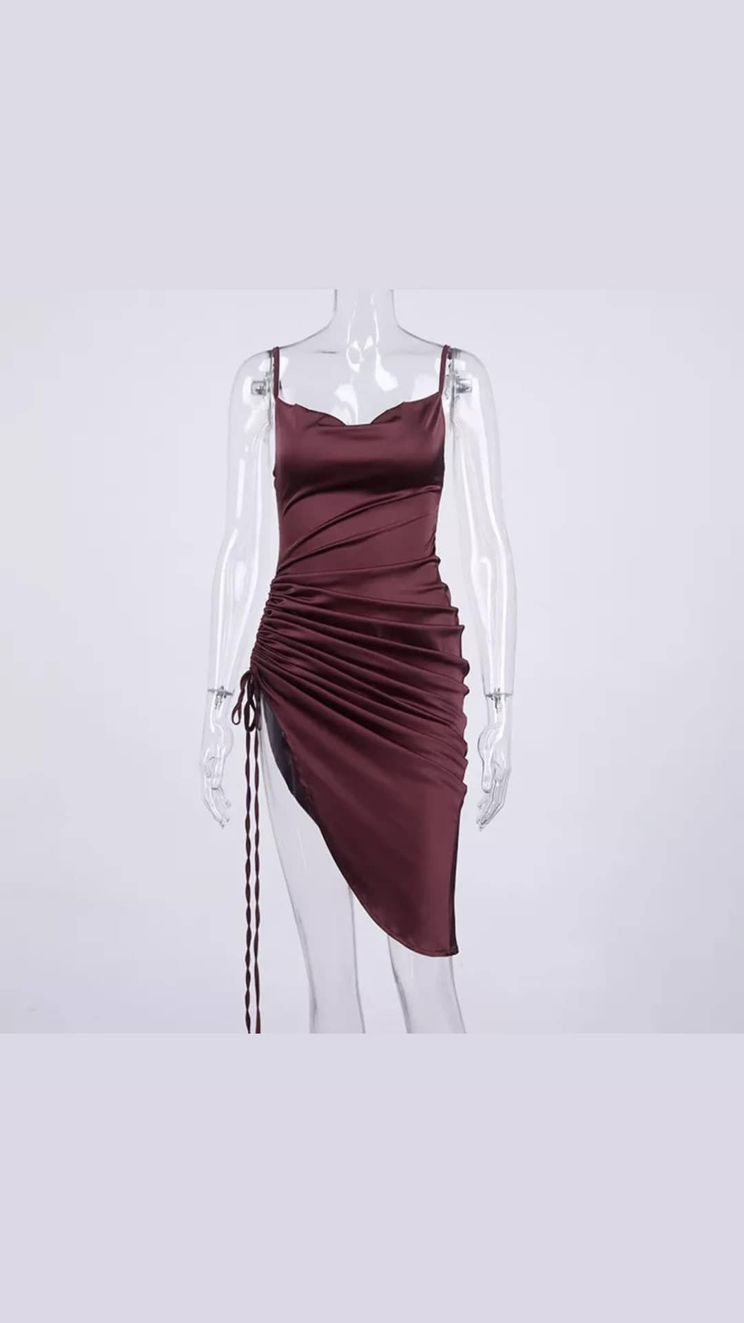Wine date night dress