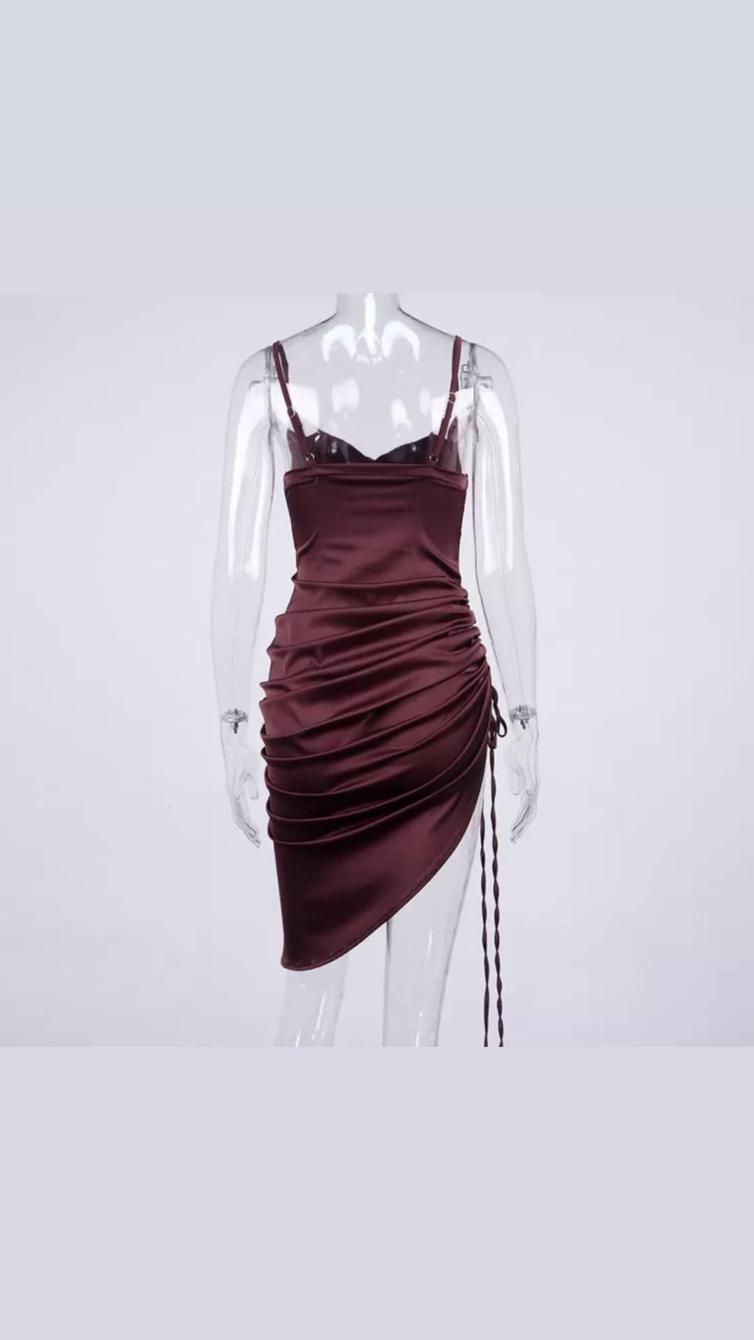 Wine date night dress