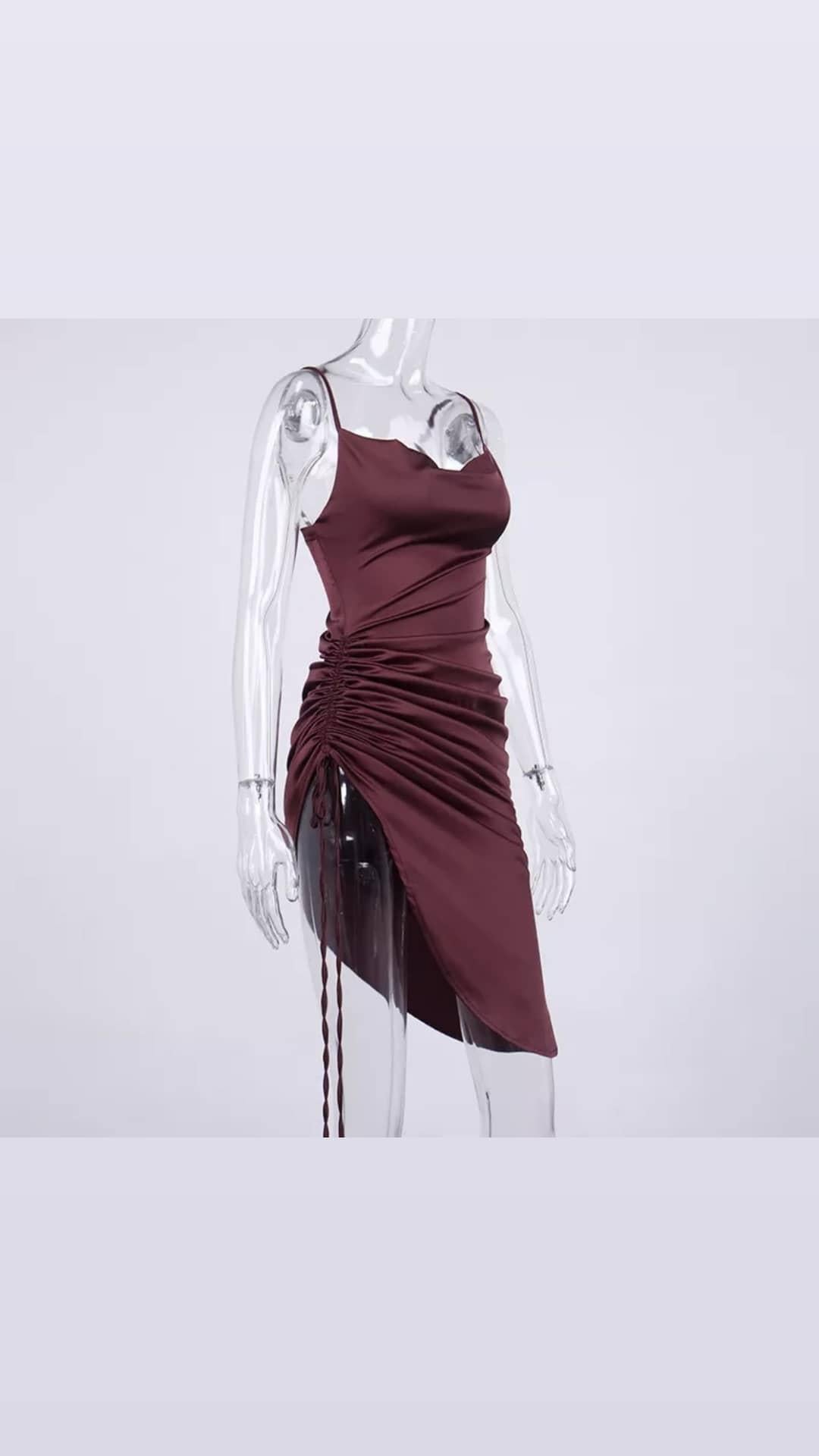Wine date night dress