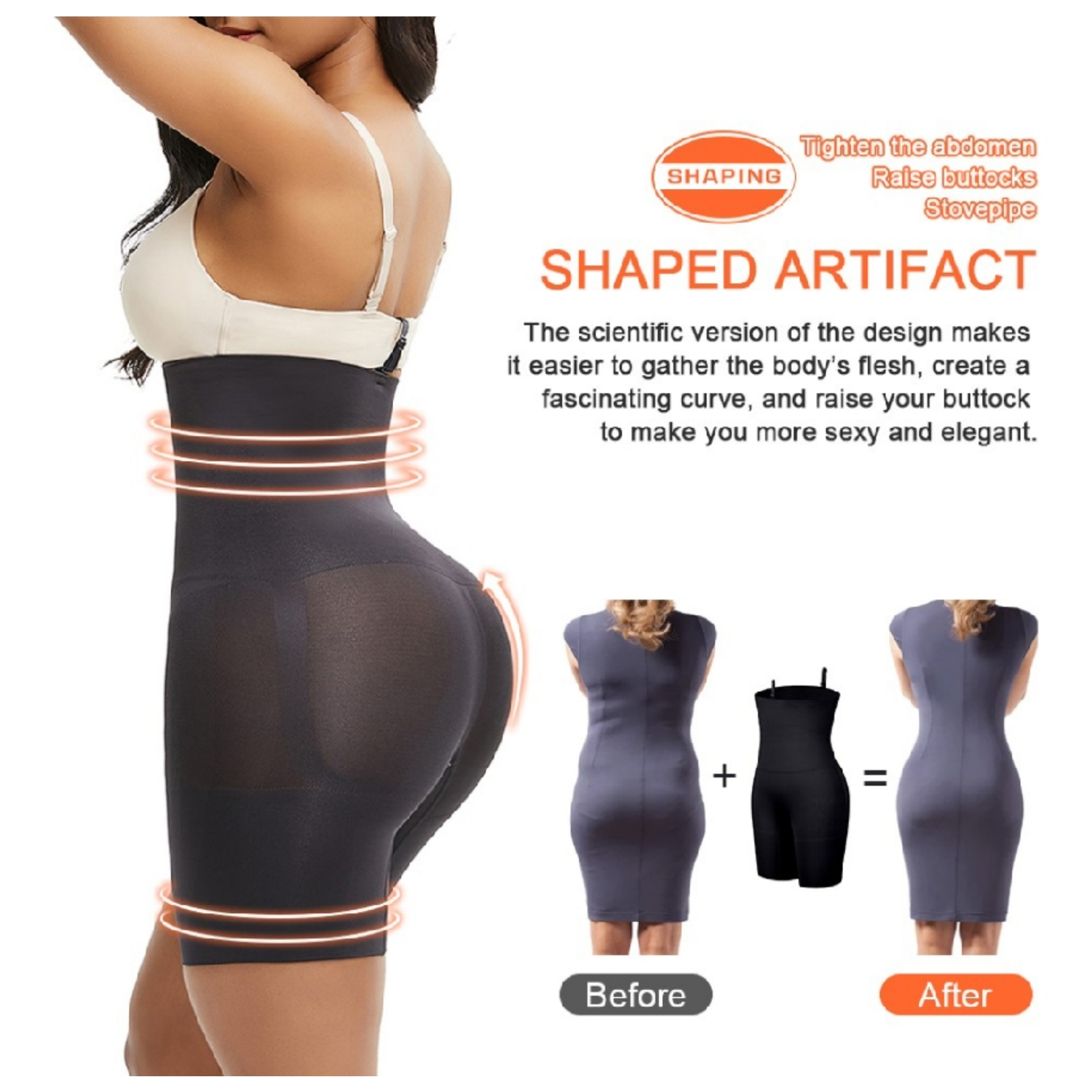 Body shaper compression spanx