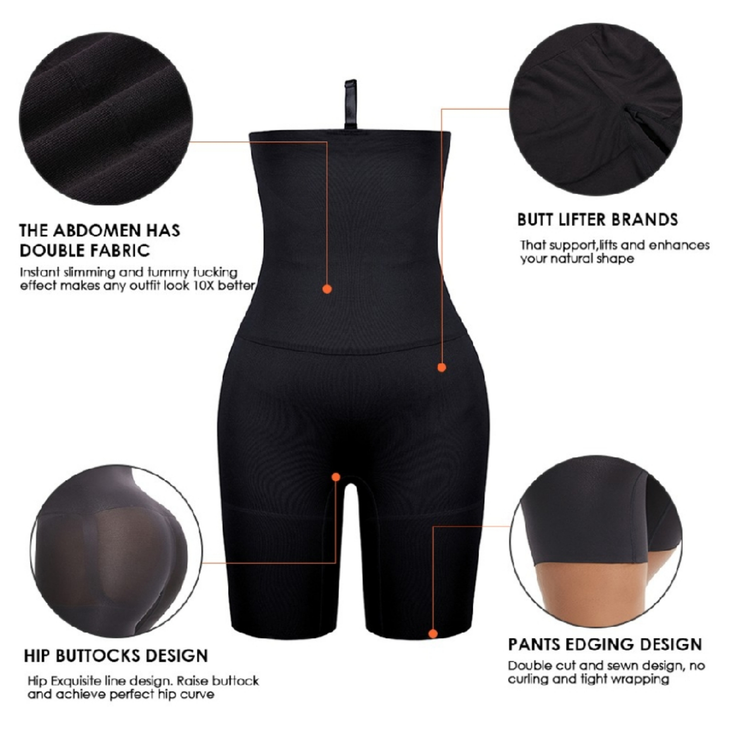 Body shaper compression spanx