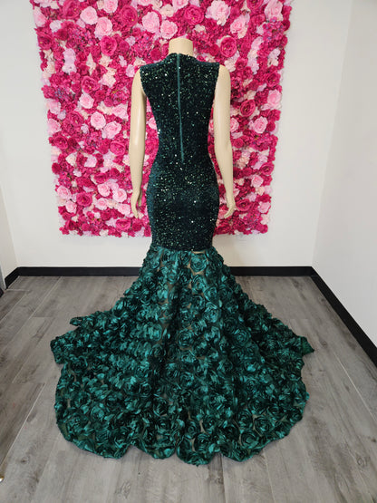 Emerald green Mermaid prom dress USA