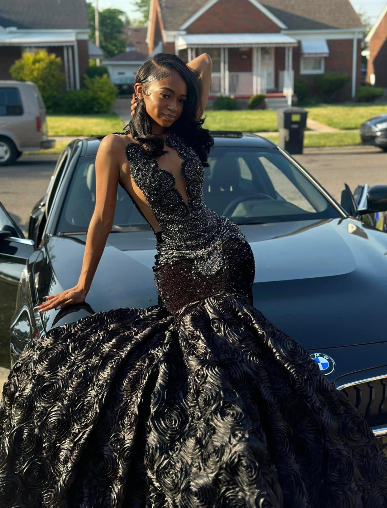 black mermaid dress in USA