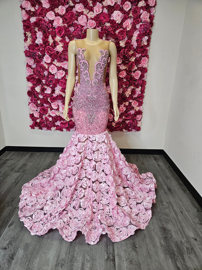 pink mermaid gown Near Me USA