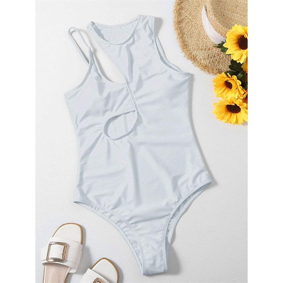 White One Piece Swimsuit