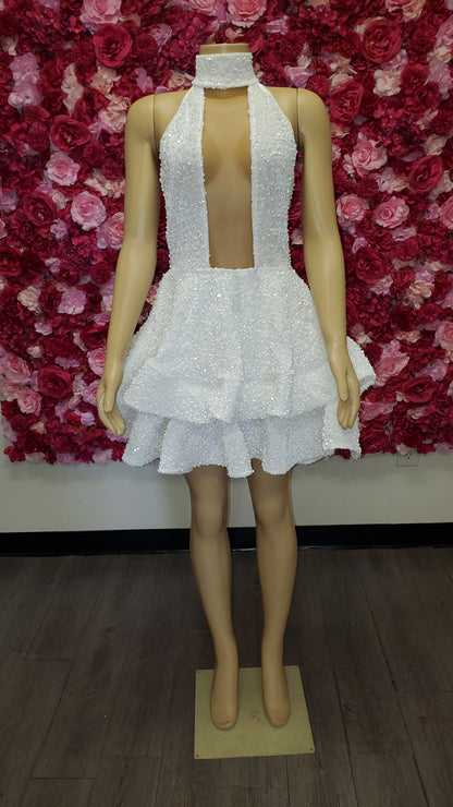 short white sequin dress near USA