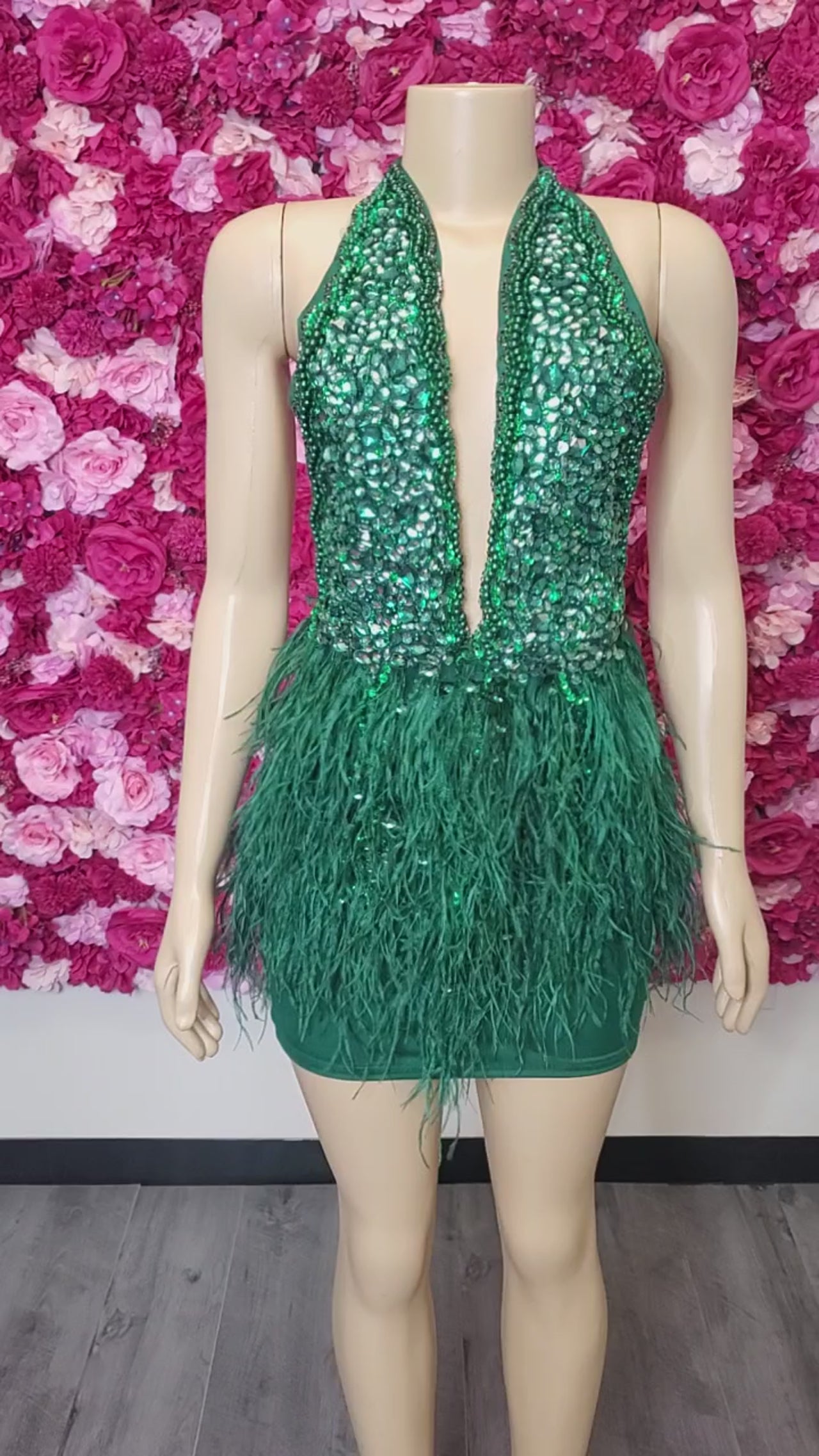 green beaded prom dress Near me In USA