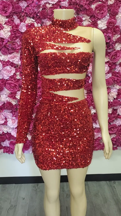 Red Sequin Dresses Near Me In USA