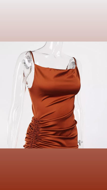 Copper Date night dress