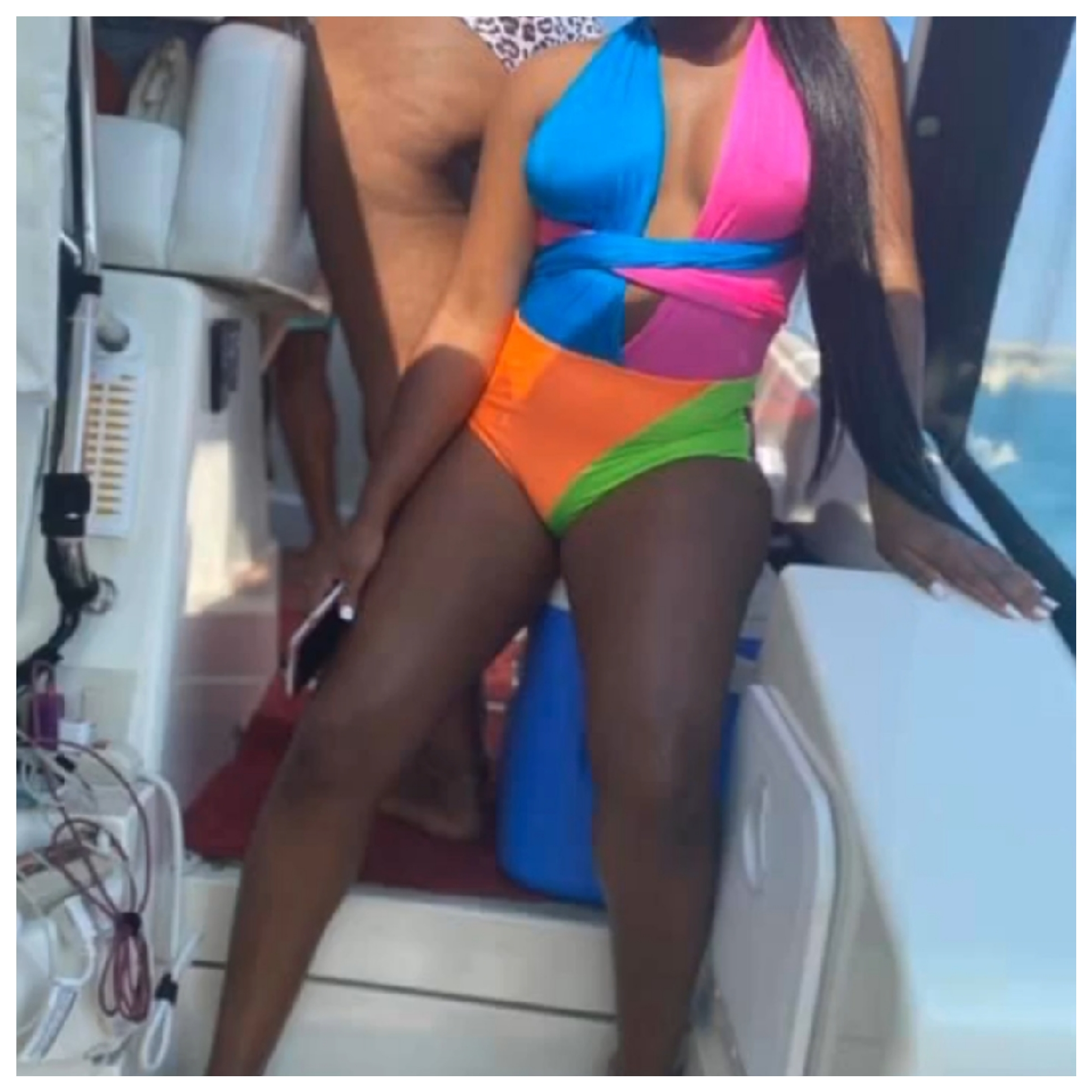 Neon Delight Infinity swimsuit