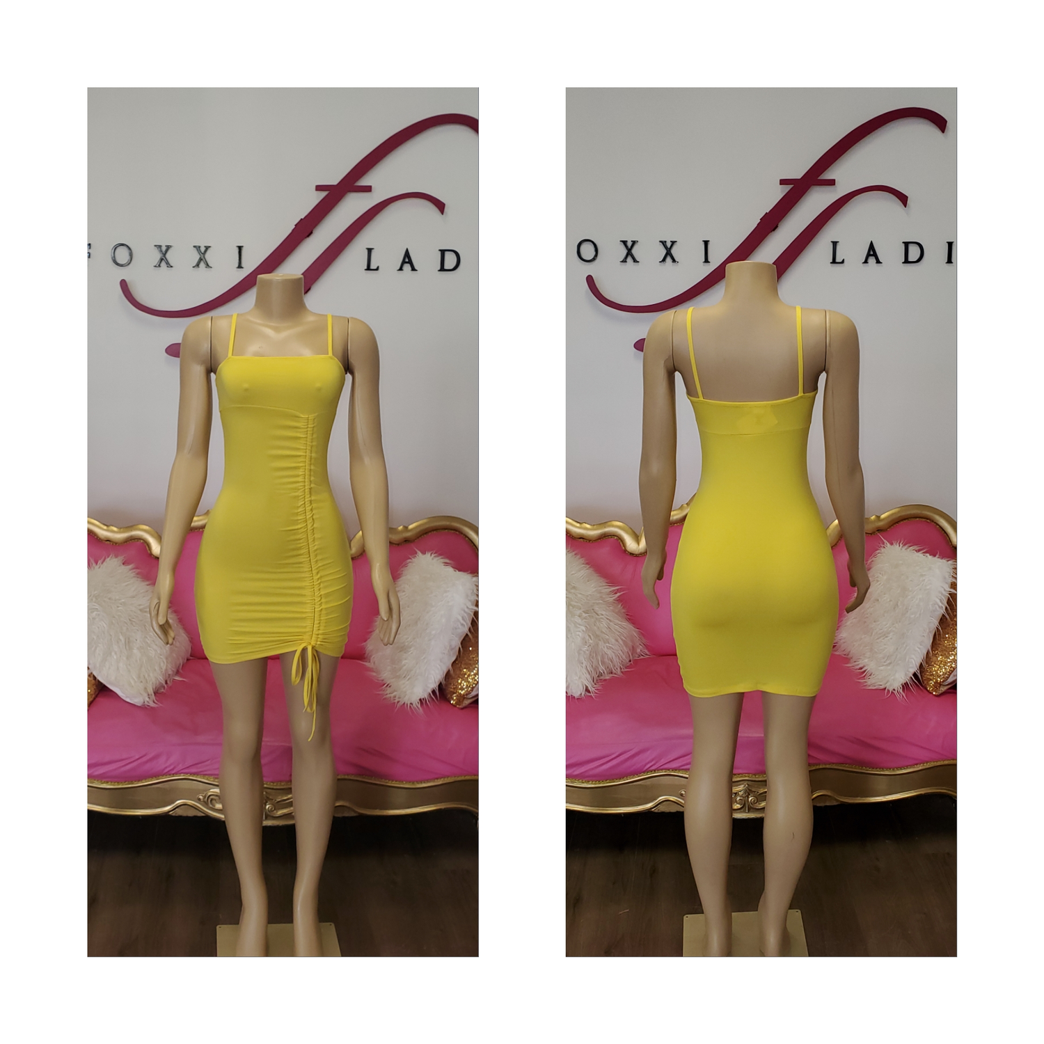 Yellow summer dress